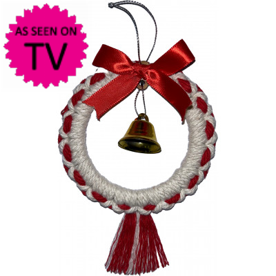 Macrame Christmas Wreath Kit - Makes 6